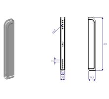 Bottom depot CS BFS 90 LS / 120 XL - 400 mm, universal L and P (1)