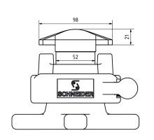 Sada vnitřních dílů pro zámek výměnné nástavby, šroub 52 mm,délka 125mm (1)