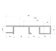 Profil sloupku zadní CS12, elox (1)