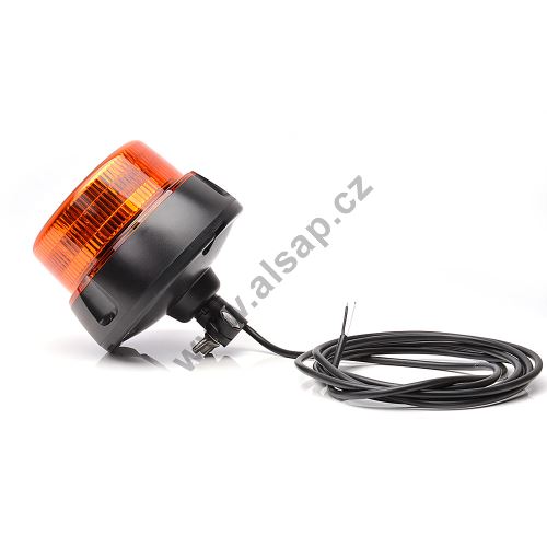 LED orange beacon, 1 mode, mounting on a 24mm pipe, 12-24V, 3m cable (2)