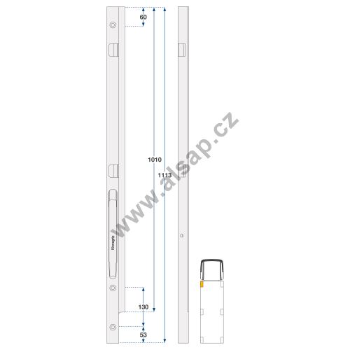 Front left column kinnegrip ZN, 400 - 1000 mm