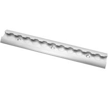 Lišta AirLine o20 mm, na povrch ovál 50x12 mm, 3000 mm, s montážními otvory, elox