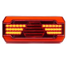 Rear combined LED tail light, 302 x 131 x 58.3 mm, with cable, for vehicles over 7.5t (4)