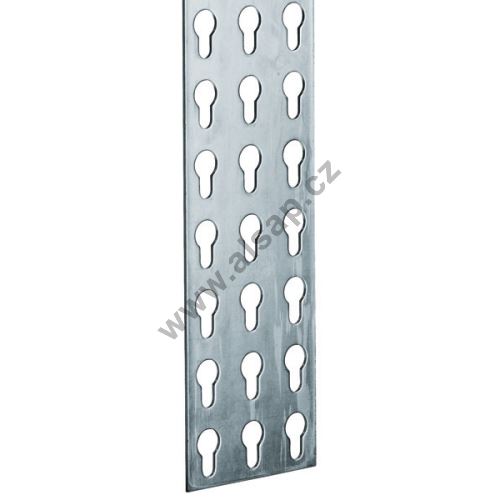 Key hole plate CTD III, 3 x 118 x 2500 mm, galvanized