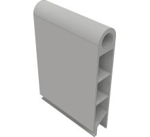 Profil bočnice sklápěče horní 200x40mm, s otvorem o25mm