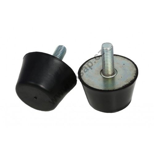 Rubber cone bumper 30x20 mm with M8 screw