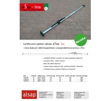 alSap line - rozpěrná tyč podlaha/strop