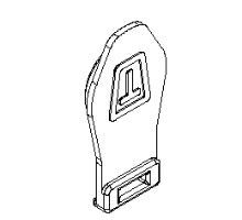 Spare part - lock cover for THIRIET closures