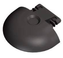 End caps for AirLine tracks 5502, 5503, 5504, 5508, 5513, without screw fixing