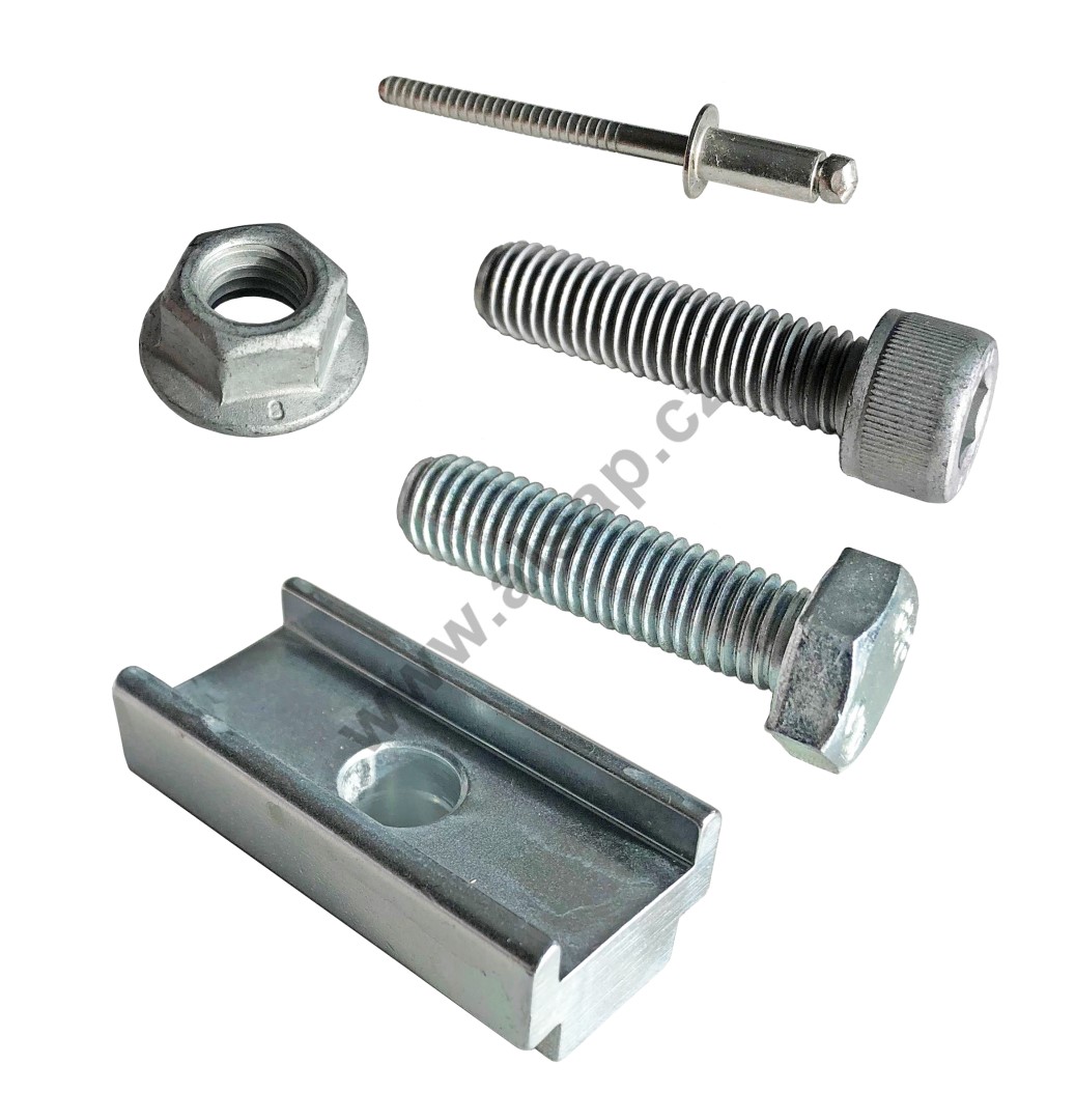Mounting kit for bumper, R58-03, type 564040, set according to fig. 2