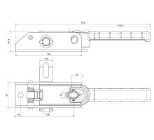 Tension ratchet, groove, right-hand, NEW (1)