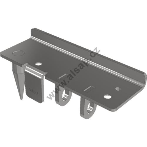 Mounting/connection kit CS5 + pillar CS12, rear-right
