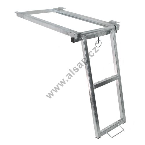 Pull-out step, 2 steps, hot-dip galvanized (2)