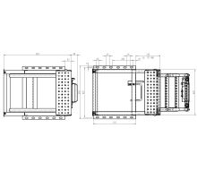 Schůdek výsuvný/teleskopický, h = 893 mm, 3 stupně, žárový zinek (2)