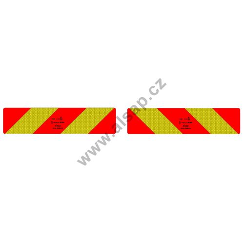 Rear reflective marking board - vehicle