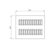 Ventilation grille 334x250mm, brand (1)