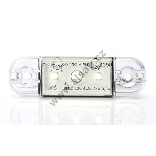LED side position light W97.1 84x24x10 mm/ White, Orange, Red (1)