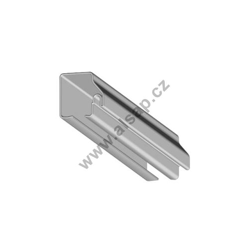 Steel guide profile 7500 x 40 x 50 mm, for sealing