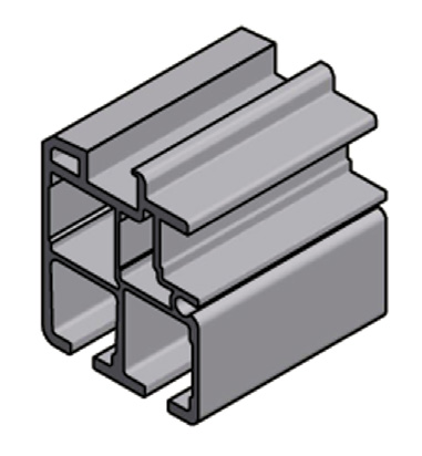 Profil vodící TSE CS 102 x 83 mm, 7370 mm, používáno od r. 2013, neopracováno