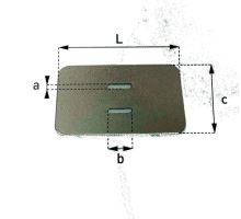 Patch for strap l=200, c=70, b=20, a=5 mm (1)