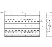 AirLine profile o20 mm al, surface double 170 mm, 1960 mm (1)