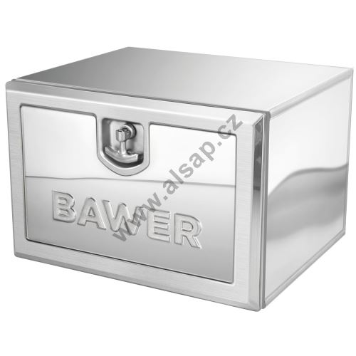 Stainless steel toolbox, from 500 to 1000mm, from 64 l - 233 l, polished, BAWER E8