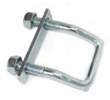 U-shaped lashing ring 2 t, O10 mm, for 70/90 mm aluminium profile