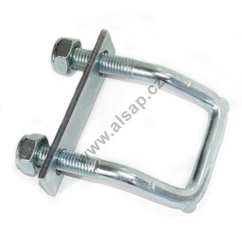 U-shaped lashing ring 2 t, O10 mm, for 70/90 mm aluminium profile (1)