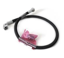 Hydraulic hose pump end straight, 90° elbow - SPX piston 1.5m (2)