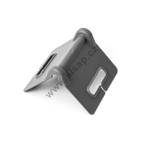 Protective corner of the strap small / corner cover 105x105x135 mm, gray, PE, for strap up (2)