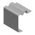 Frame floor profile ST 100 x 15 mm, for lashing rings, steel 2 mm, 6 500 mm
