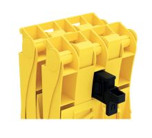 ORIGAMY E53 Folding Wheel Chock Holder, Plastic, for Two Chocks, LOKHEN (1)