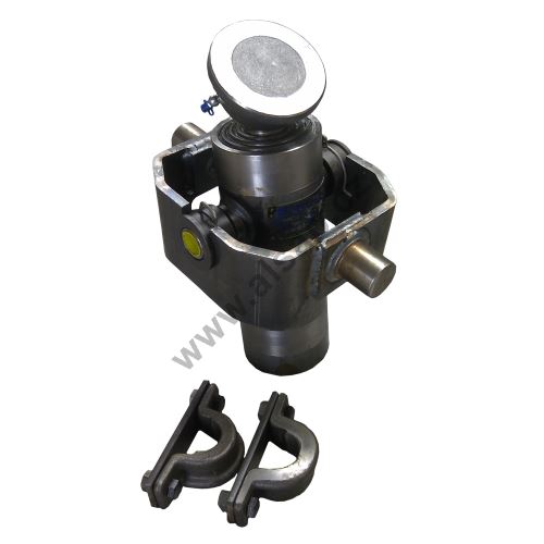 Hydraulic cylinder S, 5-stage, stroke 1162mm, set includes cylinder, bearings, universal j