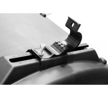 Plastic mudguard, 650x1900x1250mm, adj. brackets o42mm, antispray mudflap 350 mm, L/R (5)