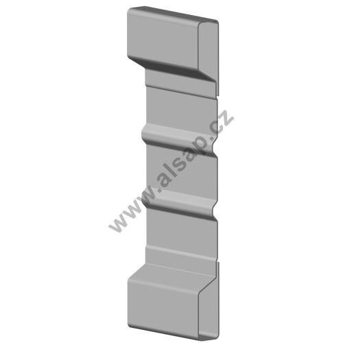 Steel side HV 400/2 mm L= 1300mm