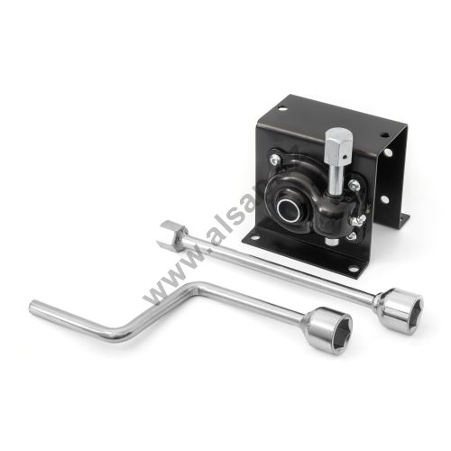 Spare reel 142x140x141mm with attachable handle, black paint (2)