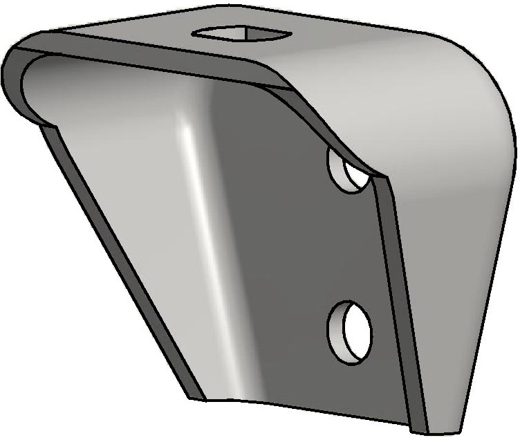Konzole 70 mm, žárový zinek