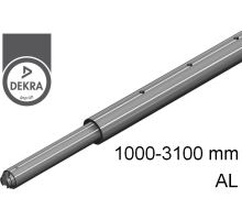 Tyč rozpěrná AL/ZN, o42mm, 1430 - 3100 mm, (o19/o24/U9mm) 400/500 daN DEKRA