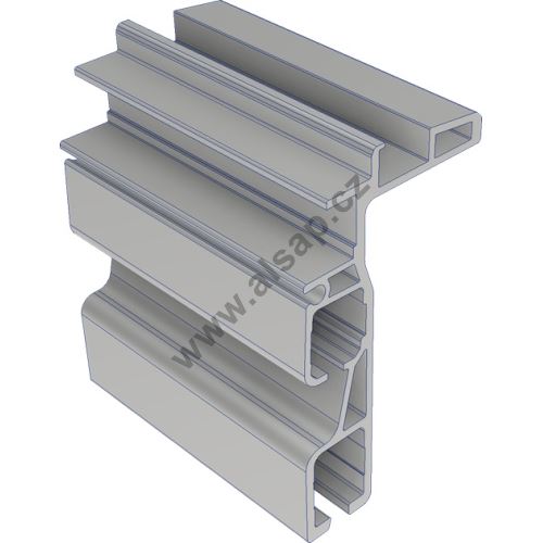 Profil vodící TSE Mega, 7740 mm, neopracováno