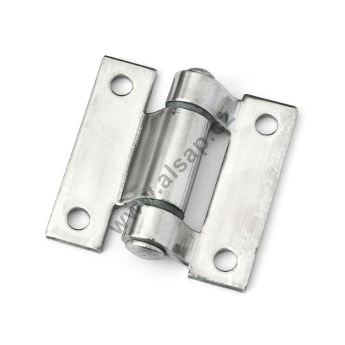 Flat hinge, steel/stainless steel