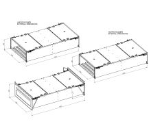 Paletový koš zn, 8 palet - 2475x1400x627mm, vyšší provedení (1)