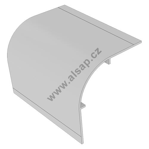Box body external profile 102 x 102mm, aluminium (1)