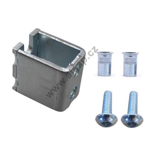 Rear board-lock connector for pillars 65/158, complete set