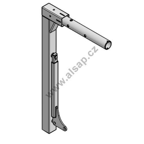 Leg for interchangeable bodies 1430 mm, 18 t, A1 SB4118SR DB 829, strut without brake 775/ (1)