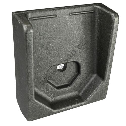 Weld-on mounting cup for lashing ring 710043, steel