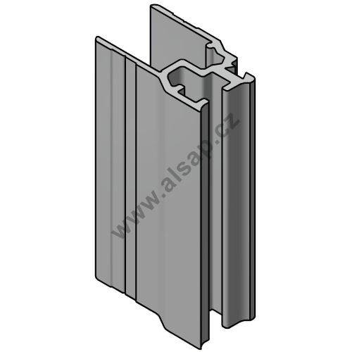 Edging profile K20, 25 x 57 mm - (aluminium/anodised)