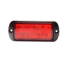 Warning light red PREDATOR - LED W217, 113 x 46 x 16 mm, synchronization, 3m cable (1)