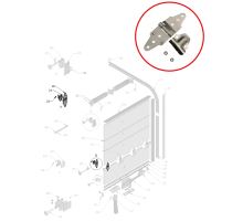 20, 21, 22 - Hinge + wheel holder FIT roller blind 20, 21, 22 - Hinge + wheel holder FIT roller blind