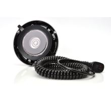LED orange beacon, 8 modes, 12-24V, magnet, 3m coiled cable, cigarette lighter plug (2)