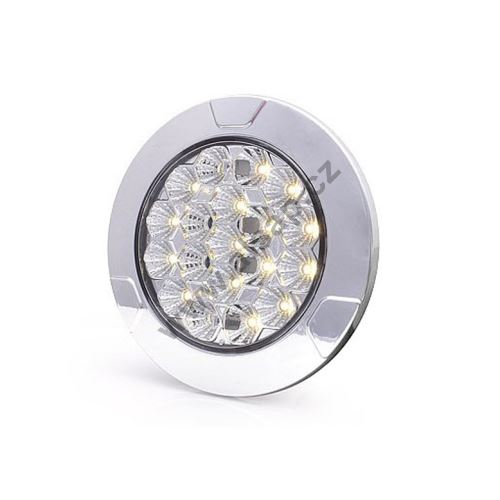 Inner LED lighting, clear/milk glass, 12/24V, classic/sensor, recessed O152mm (1)